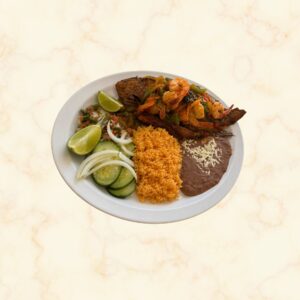 Mojarra Ranchera con Camarones