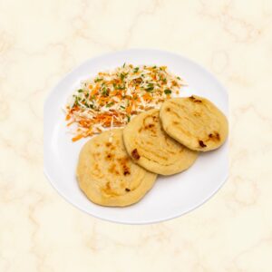 Pupusa de Pollo con queso